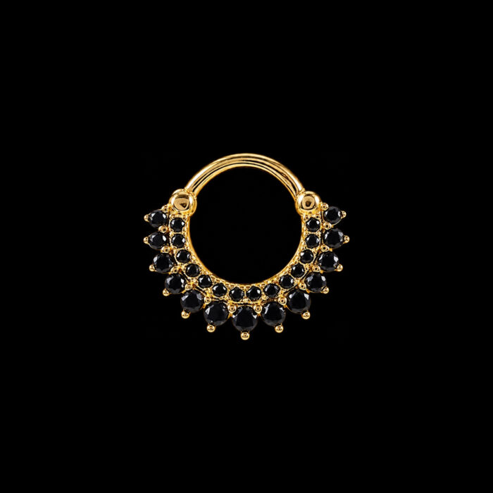 Black royal diamond ring